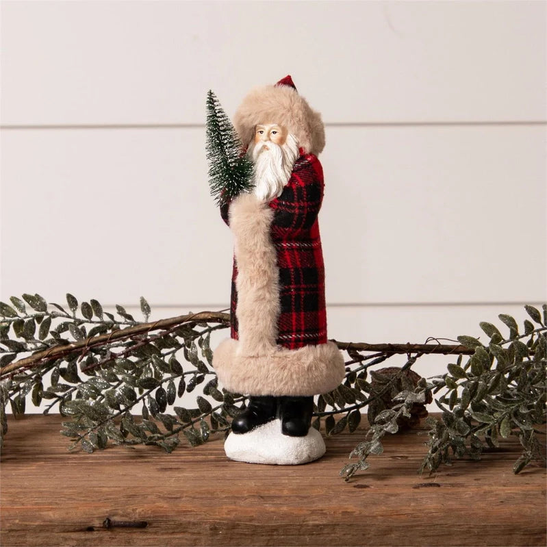 Tartan Plaid Belsnickle Santa