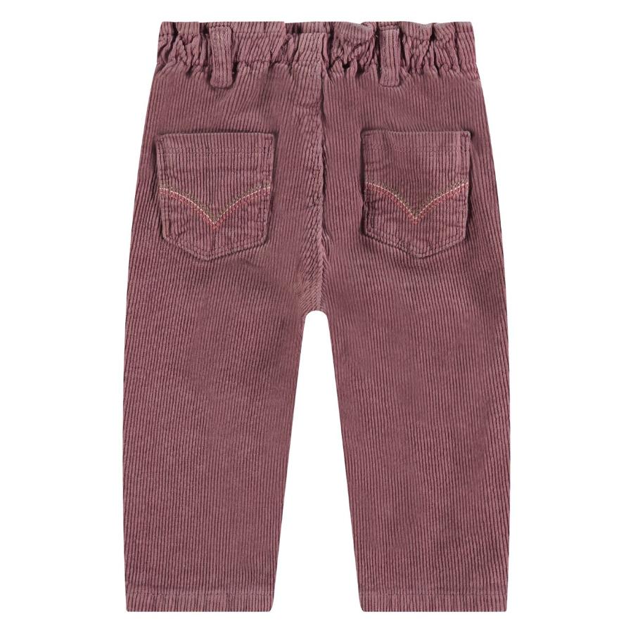 Baby Girl Paperback Pants - Purple Corduroy