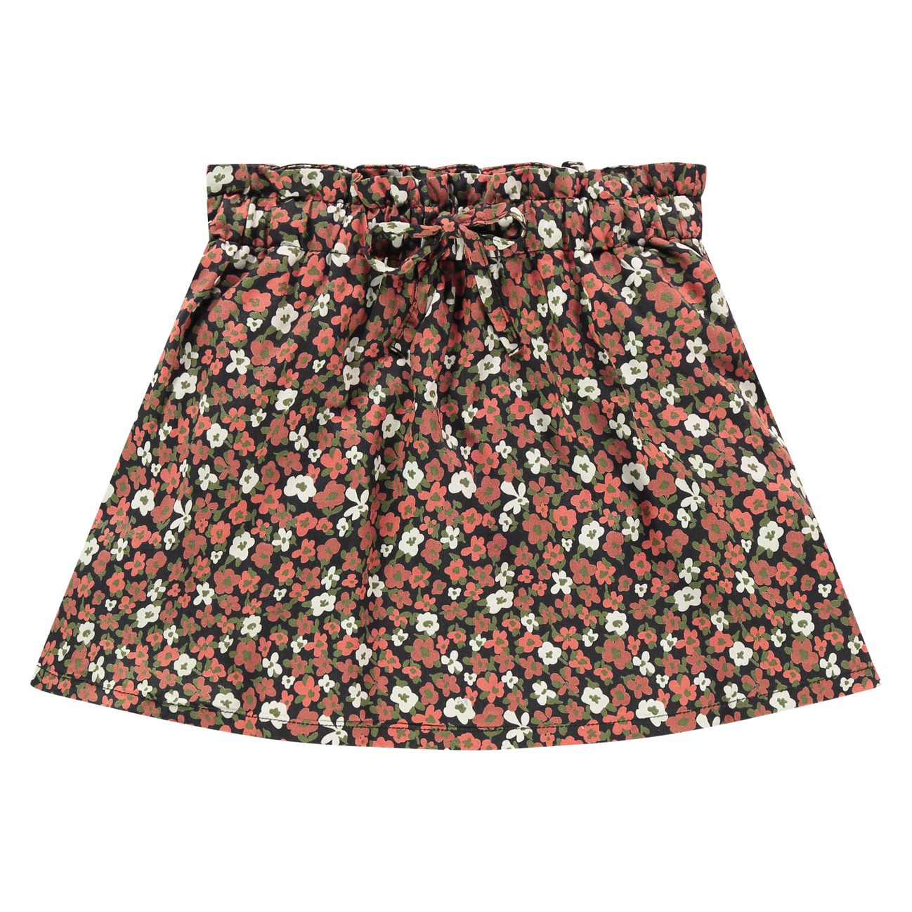 Girls Woven Floral Skirt - Multi
