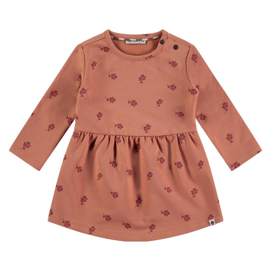 Baby Girl Sweat Dress - Cinnamon