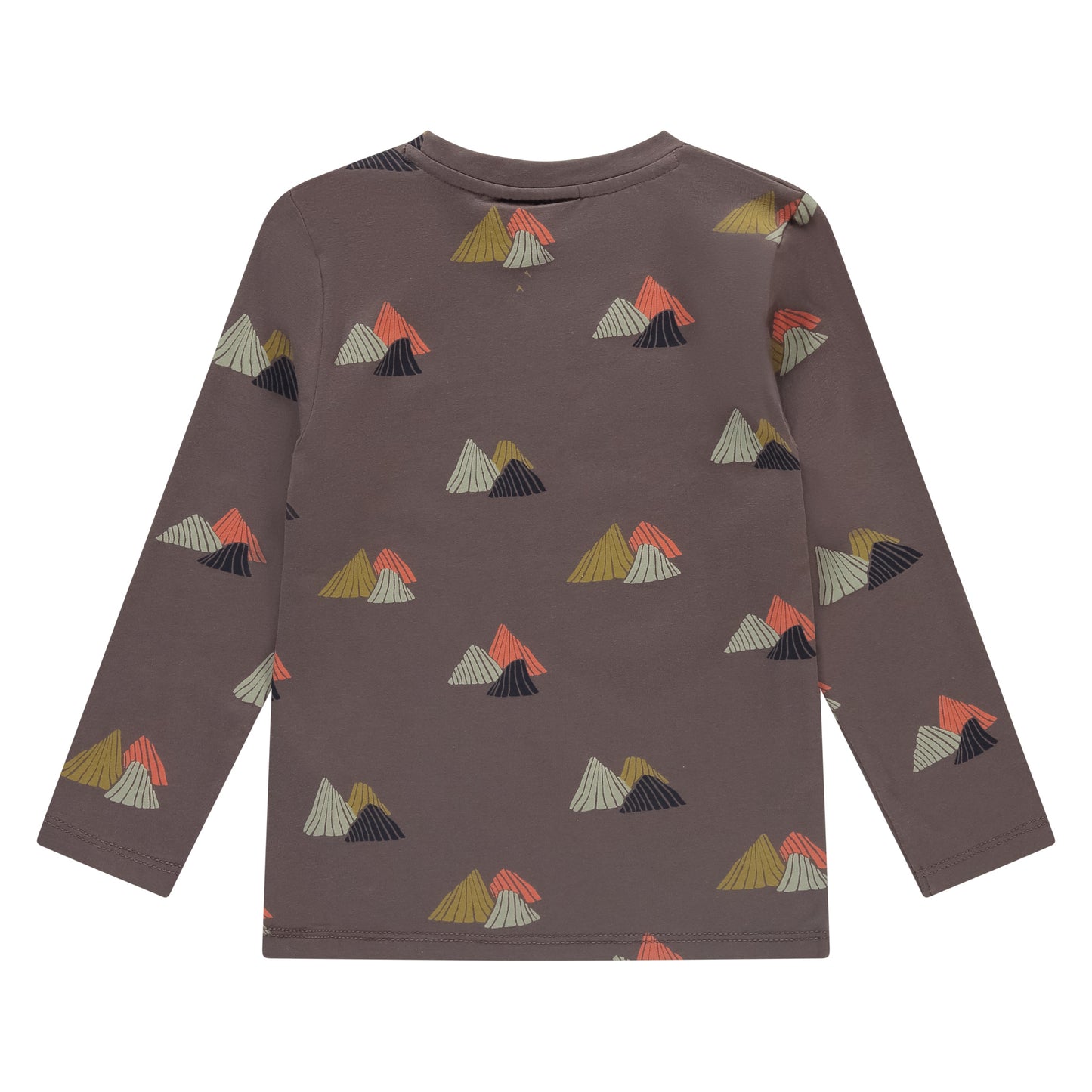 Boys L/S T-Shirt - Nut/Mountains