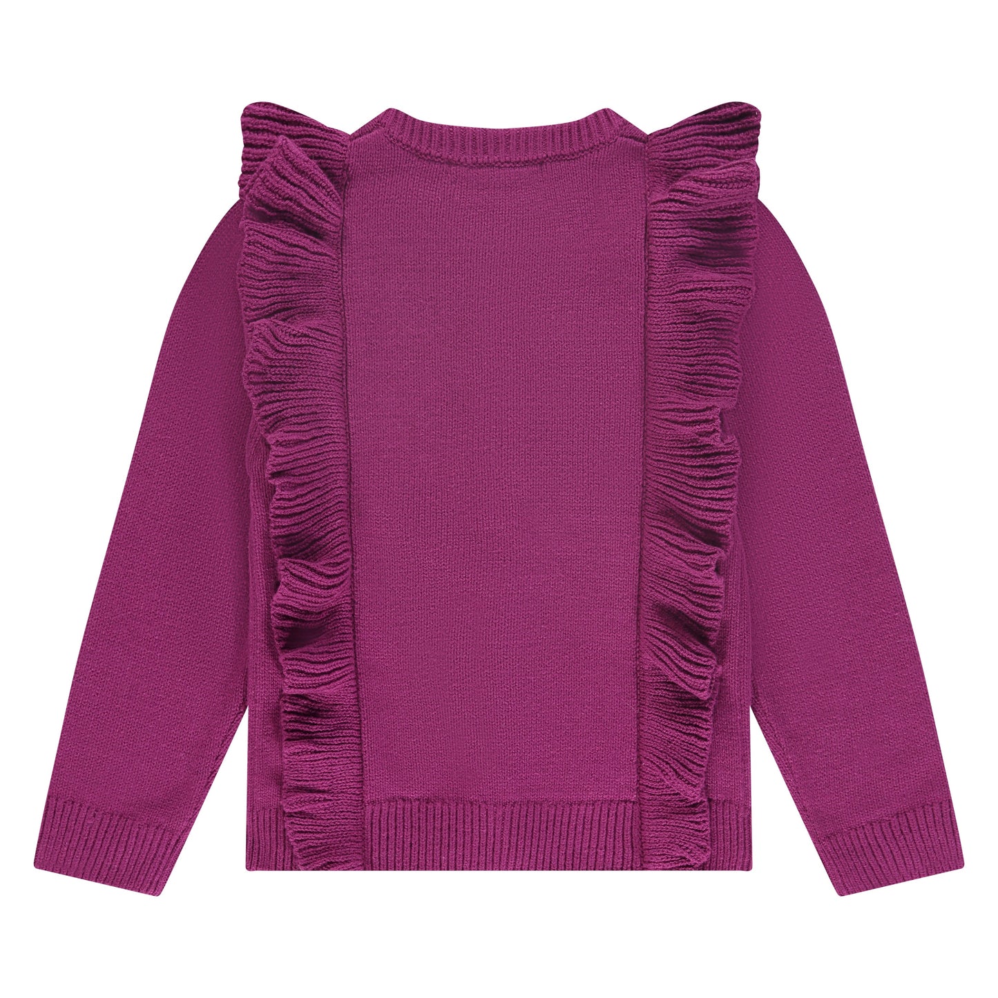 Girls Cardigan - Magenta Purple