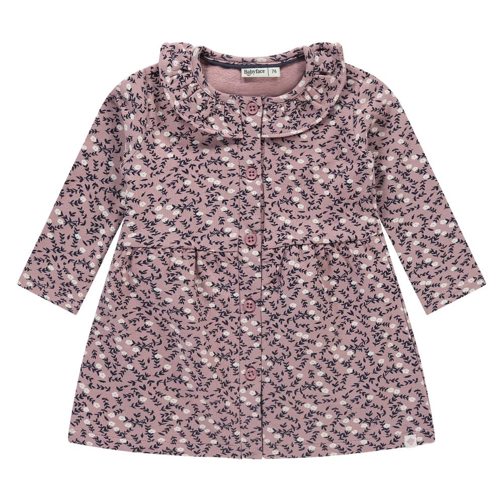 Baby Girl Sweat Dress - Rosewood