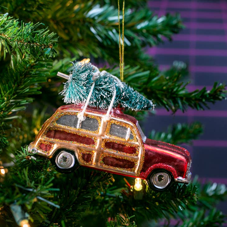 Party Rock Glass Ornaments