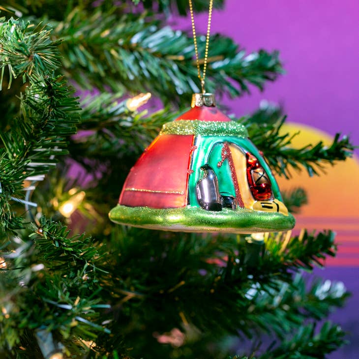 Party Rock Glass Ornaments
