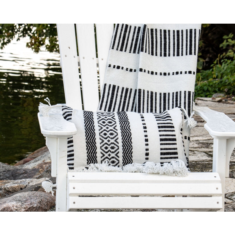 Foreside Woven Pillows- 14x22