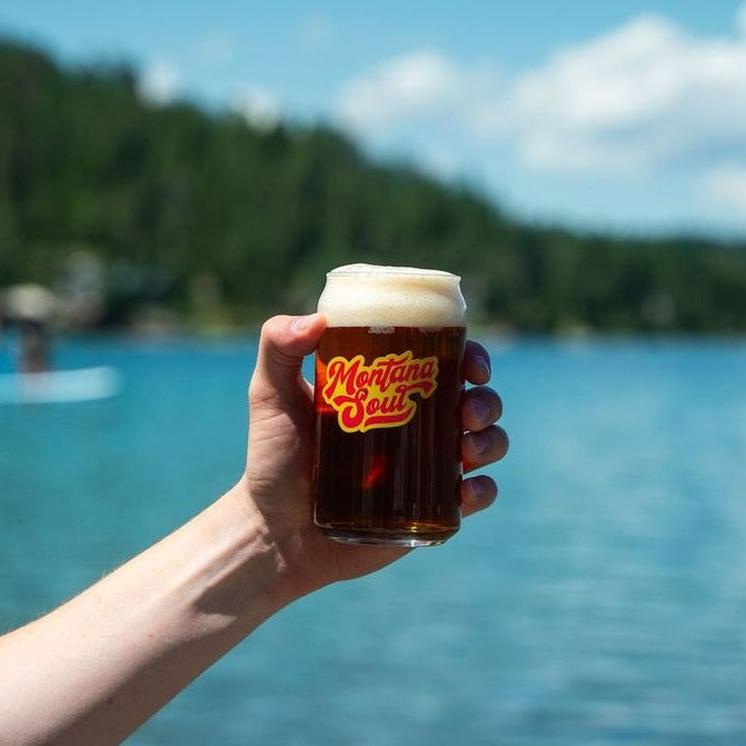 Montana Soul Beer Can Glass