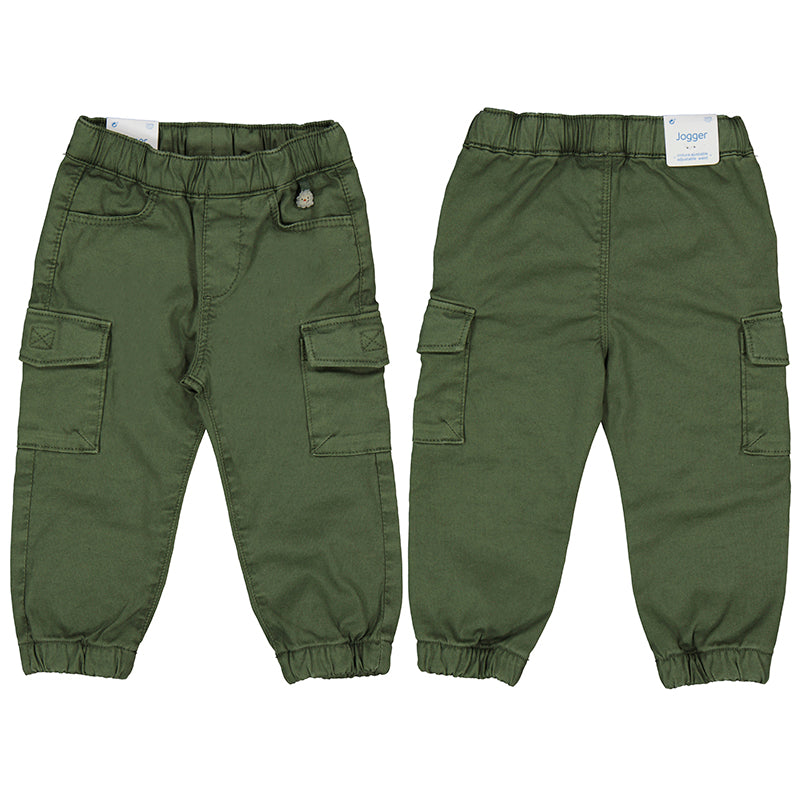 Baby Boy Cargo Pants - Forest
