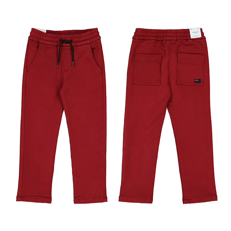 Boys Soft Jogger Pants - Wine
