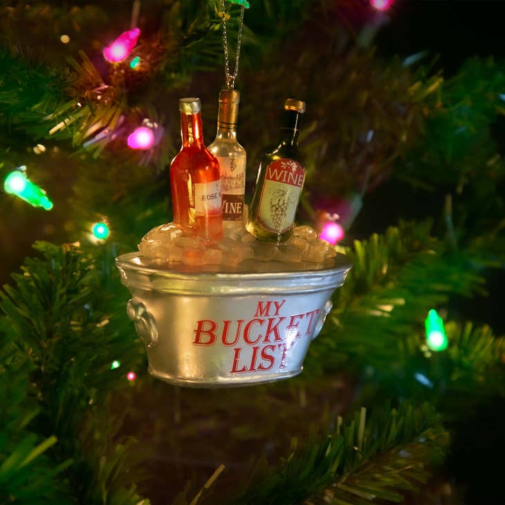 Party Rock Glass Ornaments