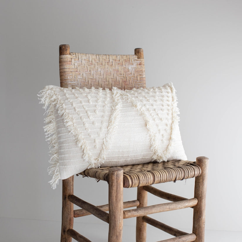Foreside Woven Pillows- 14x22