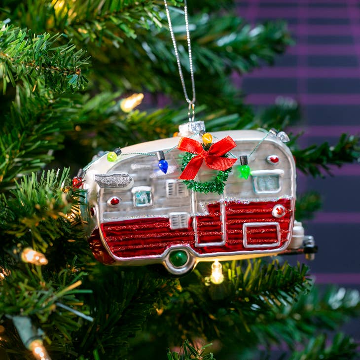 Party Rock Glass Ornaments