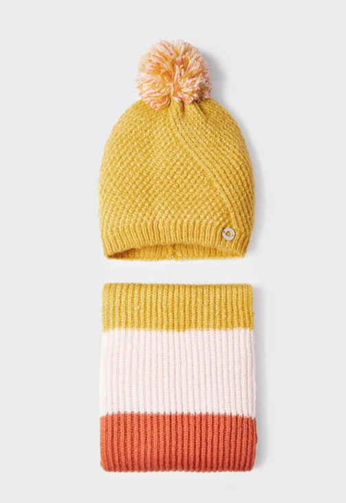 Hat & Scarf Set - Honey