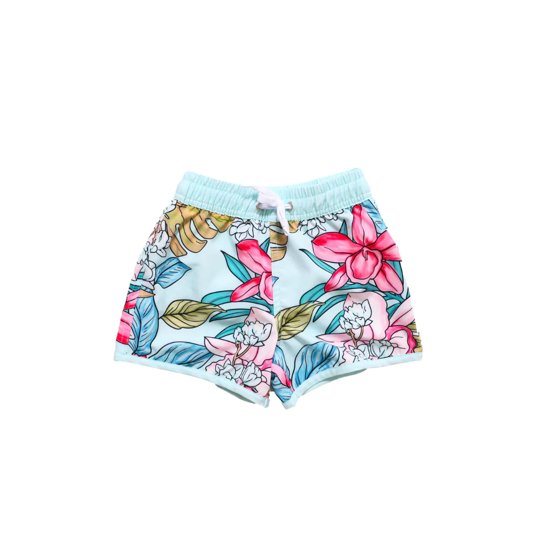 Blueberry Bay Boys Swim Trunks