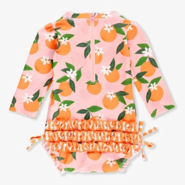 Orange You the Sweetest L/S One Piece Rash Guard