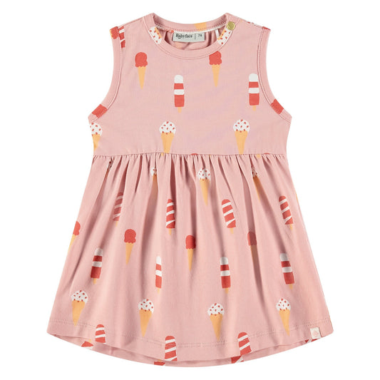 Baby Girl Jersey Dress - Pink/Ice cream