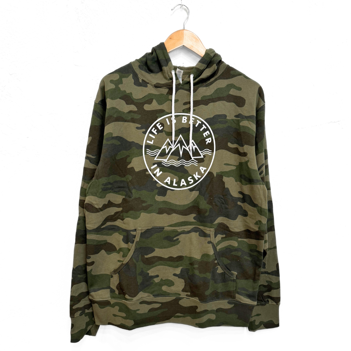 Life is Better in Alaska Unisex Hoodie - Camo