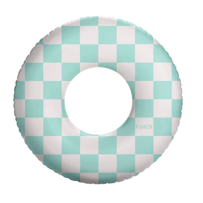 Checkered Kids Tube Pool Float