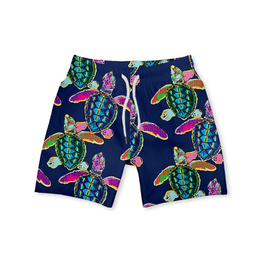 Boys Water Turtle Swim Trunks