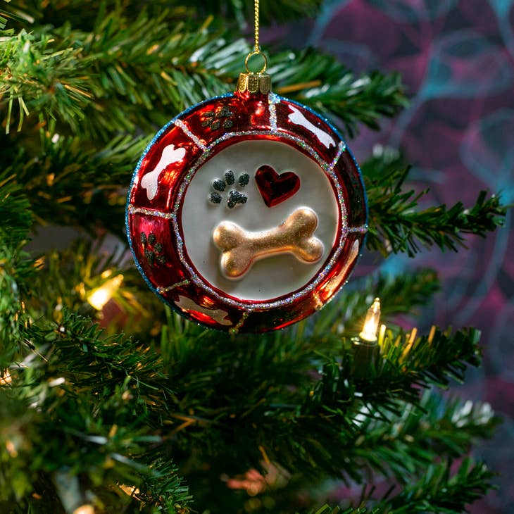 Party Rock Glass Ornaments