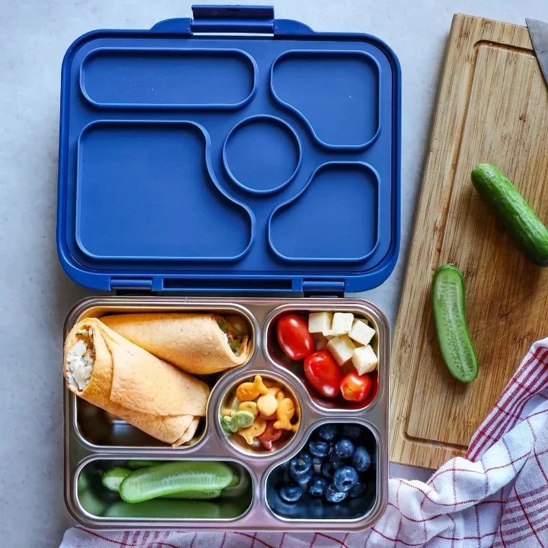 Stainless Steel Leakproof Bento Box - Sante Fe Blue