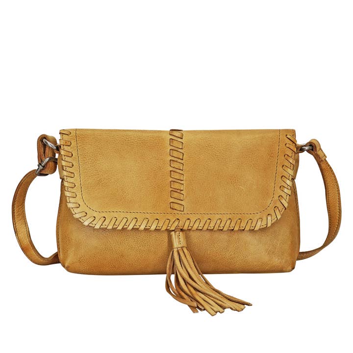 Leather Crossbody- Freya