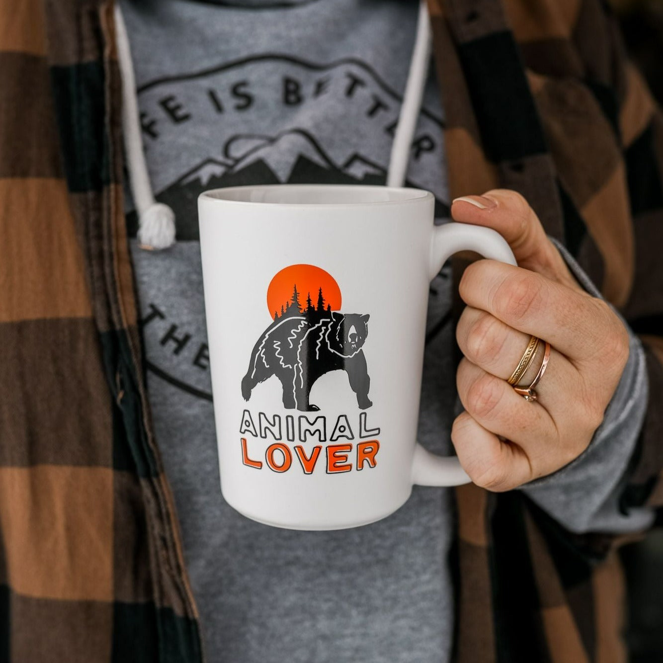 Animal Lover Mug - White - Discontinued - The Montana Scene