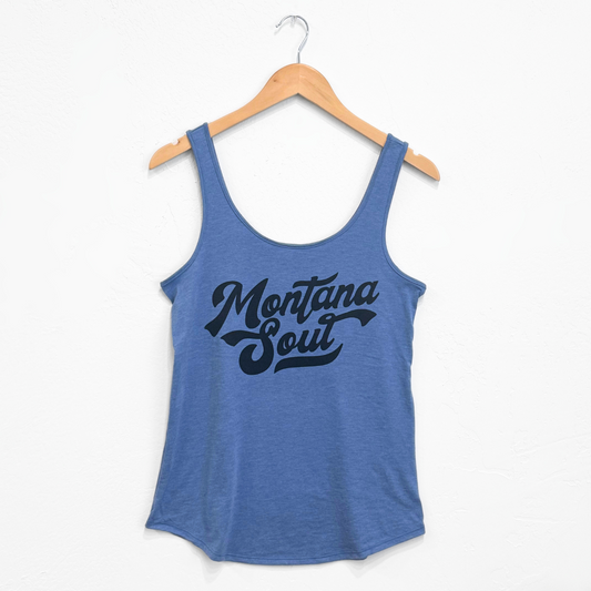 Montana Soul Ladies Tank - Maritime Frost - The Montana Scene