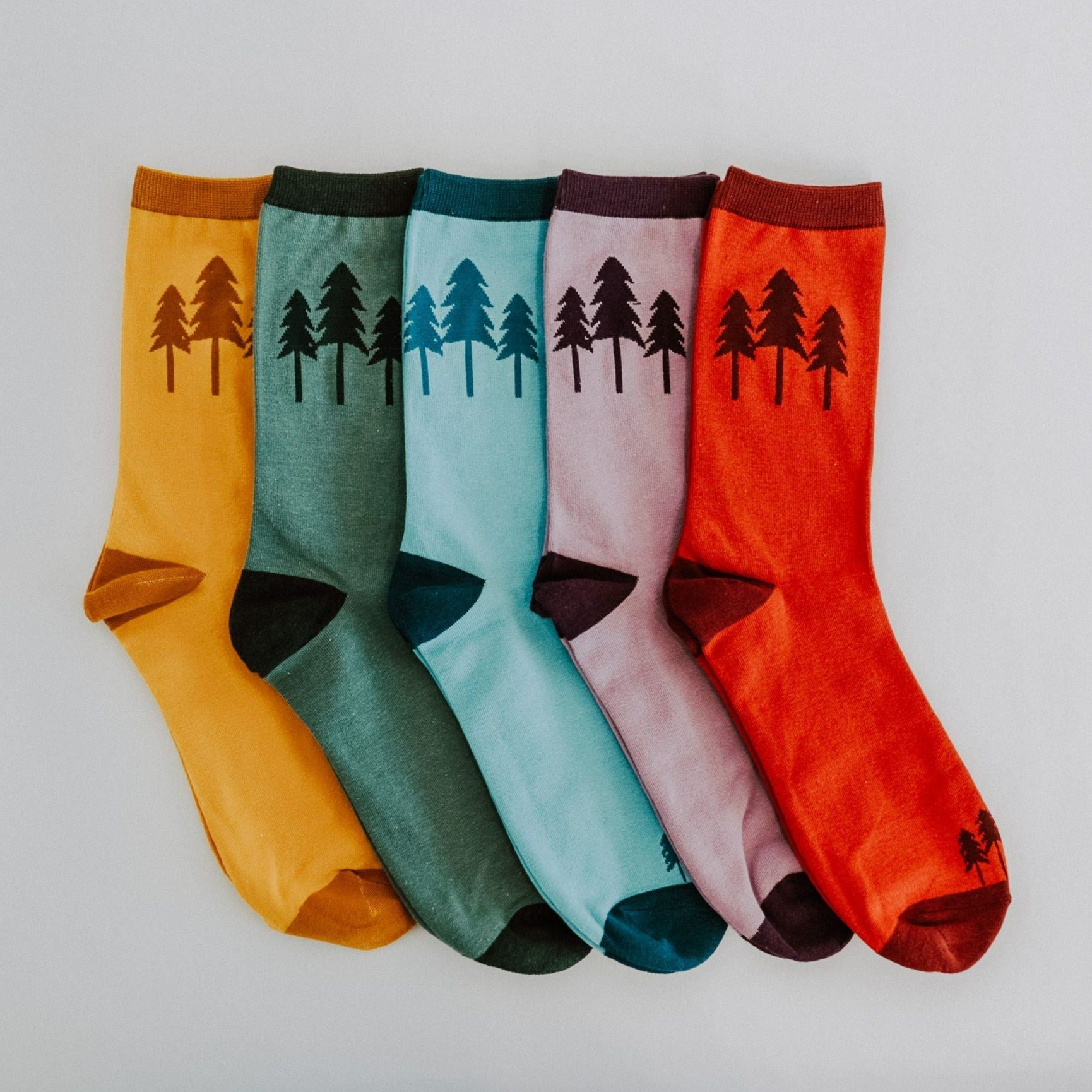 Three Trees Unisex Socks - Color Options - The Montana Scene