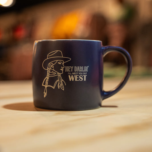 Hey Darlin West Ceramic Mug - Purple