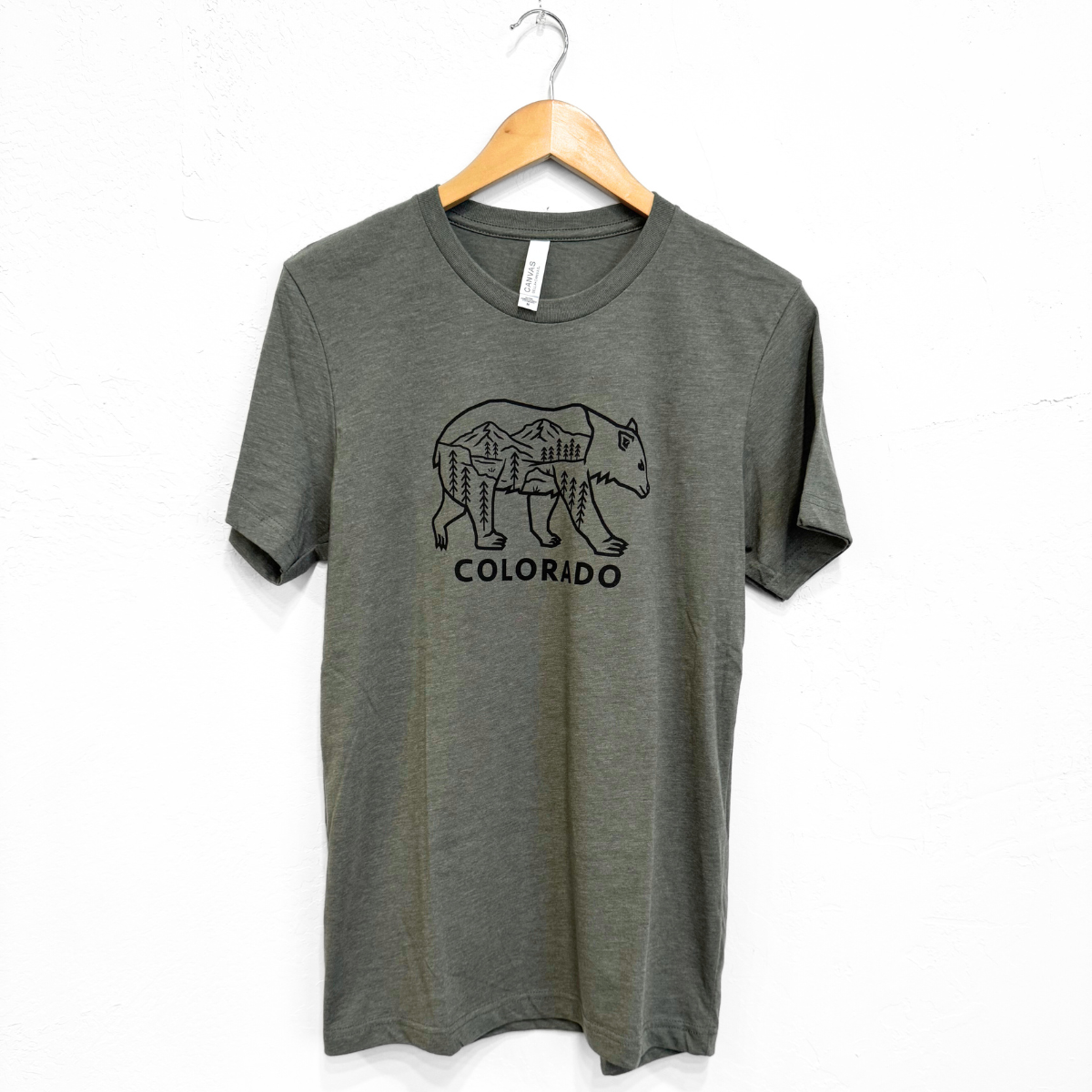 Colorado Bear Unisex Tee - Deep Heather