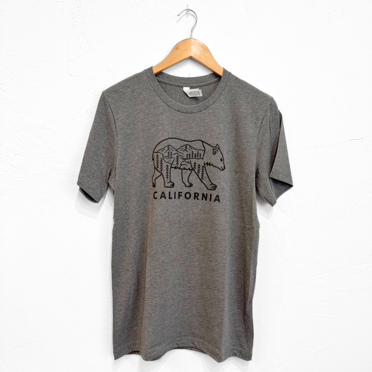 California Bear Unisex Tee - Deep Heather/Heather Clay