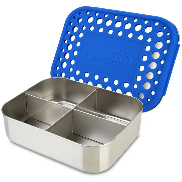 Medium Bento Quad- Blue (4 compartments)