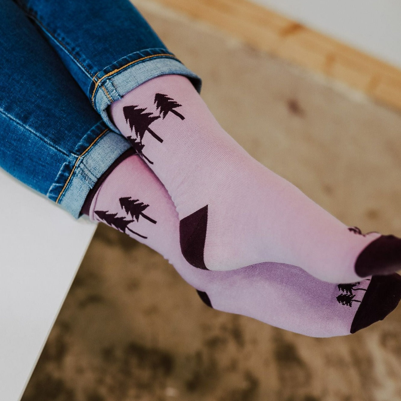 Three Trees Unisex Socks - Color Options - The Montana Scene