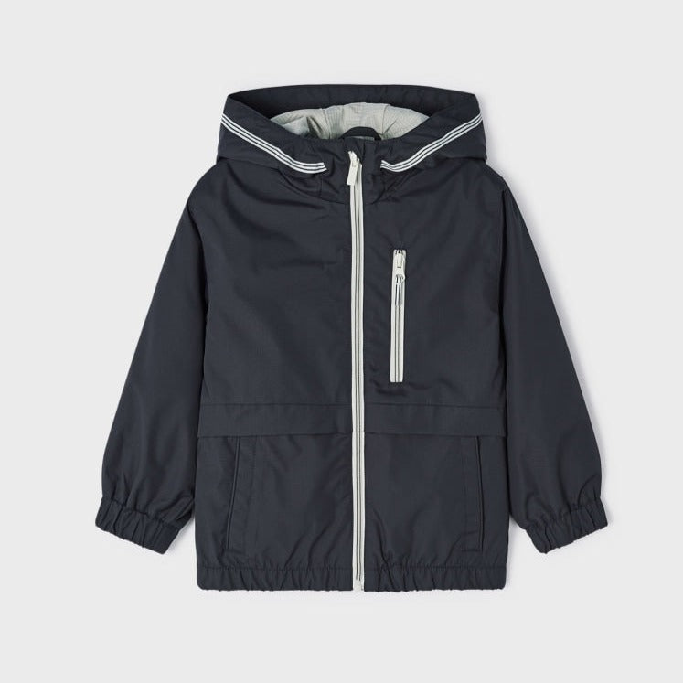 Boys Hooded Windbreaker Jacket - Pencil