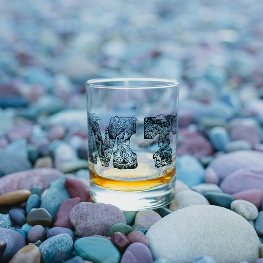 MT Outdoor - Rocks Glass - The Montana Scene